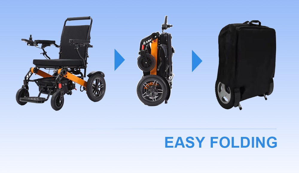 BME1027 Electric Wheelchair Folding