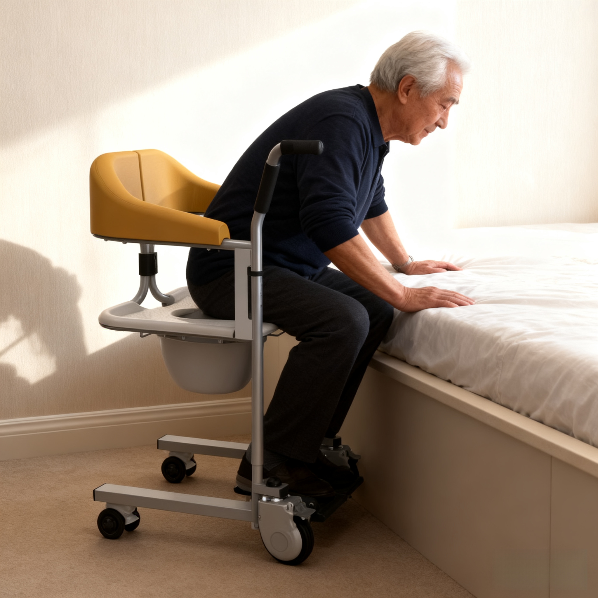 Aluminum Patient Lift Chair Transfer Chair