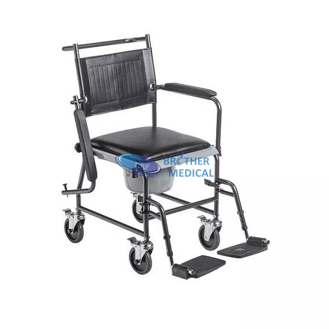 Portable Luxury Commode Rehab Chair 