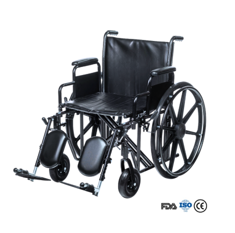 28-inch Ultra Wide Bariatric Wheelchair for Obese Patients - Custom Medical Equipment