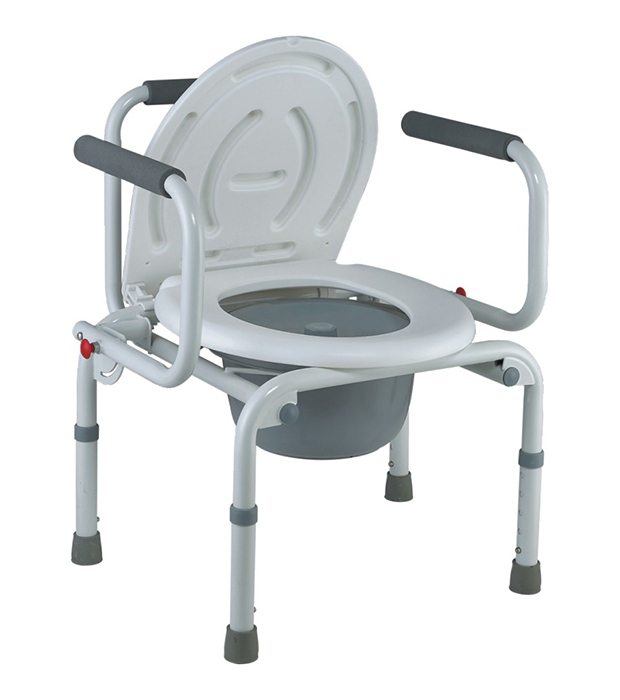 Folding Narrow Commode Chair Rehab