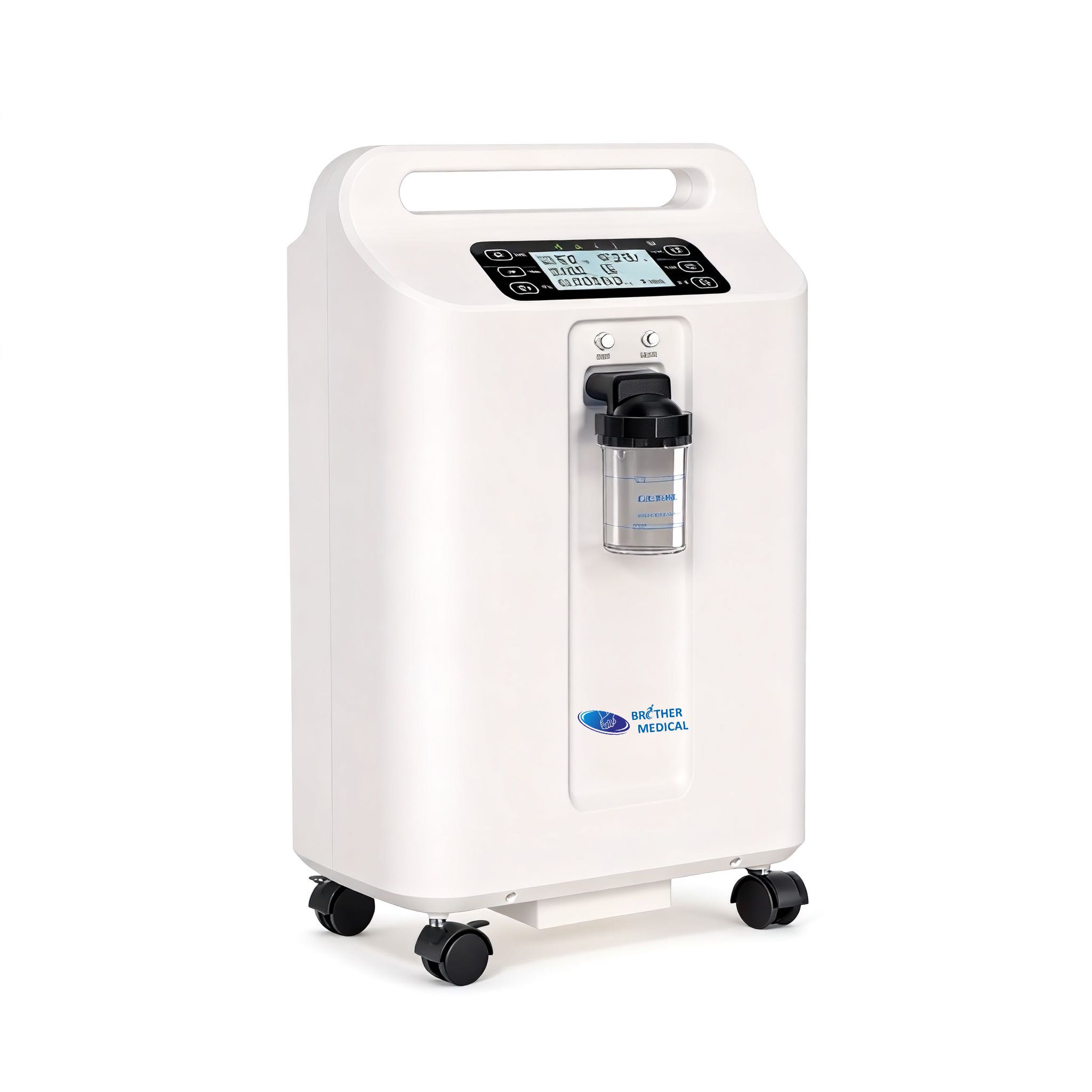 BME F5SW Medical Grade 5L Oxygen Concentrator with Nebulizer, 93%±3% High Purity, 24/7 Heavy Duty Operation Professional Medical Equipment
