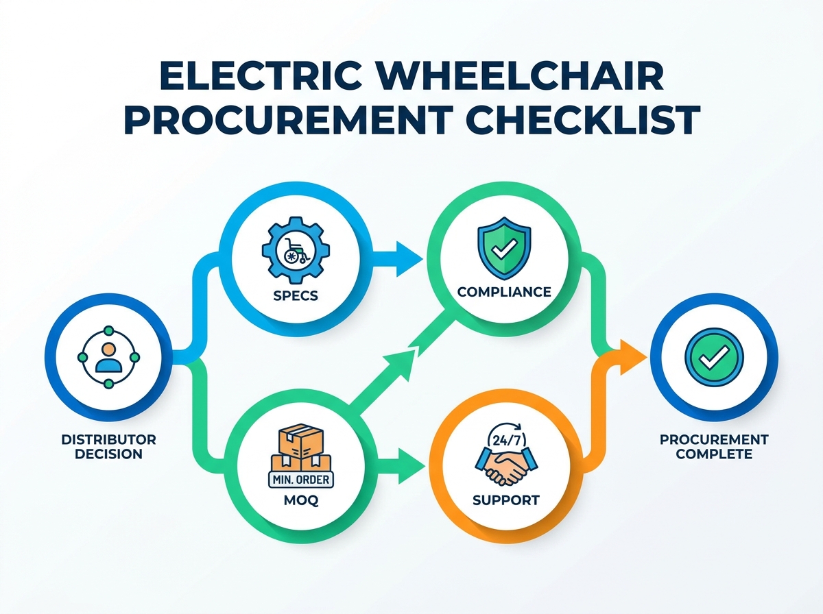 Electric wheelchair procurement and inspection process