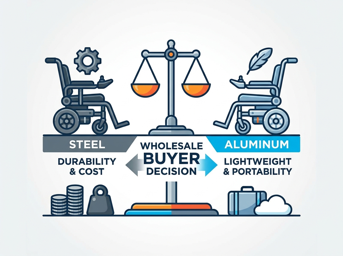 Electric wheelchair frame comparison